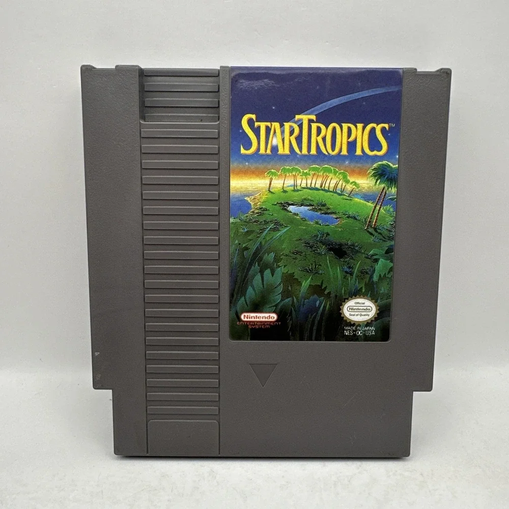 StarTropics NINTENDO NES 1990 Game Cartridge VGC
